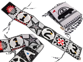 Kids Baby Soft Fabric Sensory Book, Owl
