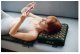 4Fizjo ERGO Acupressure Acupuncture Massage Mat Set with Pillow, 110x42 cm, Green/Gold