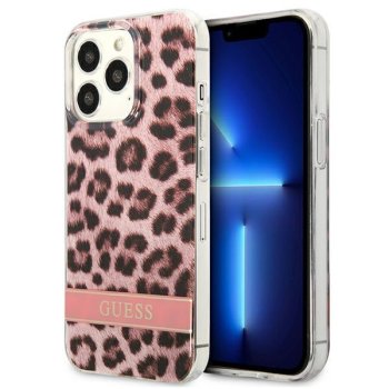 Guess Leopard Case for iPhone 13 Pro / 13 Pink