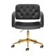 Velvet Swivel Beauty Chair 4Rico QS-OF213G, Grey