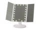 LED Cosmetic Makeup Mirror with Magnification, White