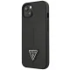 Guess Saffiano Triangle Logo Case for iPhone 14 Plus - Black