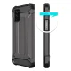 Hybrid Armor Rugged Protective Case for Samsung Galaxy A03s, Black