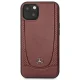 Mercedes Leather Urban Case for iPhone 14 Plus - Red