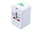 Universal Travel Adapter with Surge Protection, White
