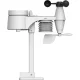 Alecto WS-4700 Weather Station with Wireless 6-in-1 Sensor, Black