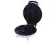 Electric waffle maker with fun shapes, 1200W, white or black
