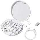 5-in-1 Travel Adapter Kit with Case USB-C, Micro USB, Lightning & SIM Tool