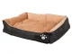 Soft Pet Bed for Dogs and Cats, Size S, 52x47 cm, Grey