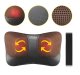 4FIZJO SHIATSU ULTRA+ Heated Neck Massage Cushion Pillow Body Massager, Brown