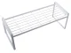 Single-Tier Metal Kitchen Shelf Organizer, White