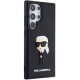 Чехол Karl Lagerfeld для Samsung Galaxy S24 Ultra 3D Rubber Ikonik, черный