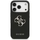 Guess iPhone 17 Pro Case Grained Big 4G & Classic Logo, Black