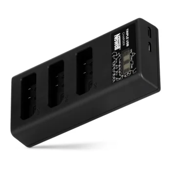Trijų kanalų įkroviklis Newell CD-USB-C baterijoms Nikon EN-EL14