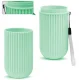 Travel Toothbrush and Toothpaste Case AG870A, Green