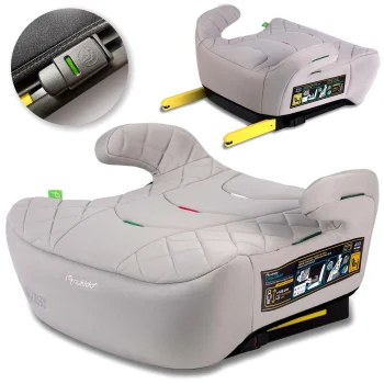 Nukido Louis Car Booster Seat with Isofix, 22-36 kg (125-150 cm)