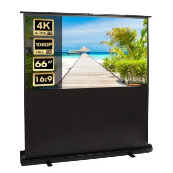 Maclean MC-210 Portable Projection Screen, 66", 16:9