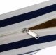 Malatec 21157 Beach and Picnic Bag, 22L, Navy Blue with White Stripes