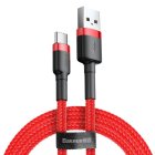 Baseus Cafule USB to USB Type C Data Charging Cable 3A 1m, Red+Black