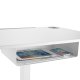 Maclean MC-903W Ergonomic Laptop Desk with Adjustable Height, White