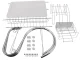 Double Metal Dish Dryer Rack Shelf