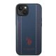 Apple iPhone 14 6.1\'\' US Polo Leather Stitch Case Cover (USHCP14SPFAV), Navy