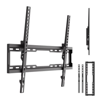 Maclean MC-188 TV Wall Mount, 37-86", up to 45kg, VESA 600x400, Black