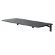Maclean MC-128 B Folding Shelf / Table, 100x40cm, Black