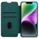Nillkin Qin Leather Pro Case for iPhone 14 Plus Camera Cover Flip Case, Green