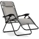 Sofotel Chillwell Soft Folding Garden Sun Lounger with Cushion, Grey