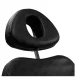 Pedicure Chair Cosmetic Bed Massage Couch AZZURRO 563S, Black