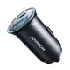 Joyroom JR-CCN04 60W USB-A USB-C mini car charger - black