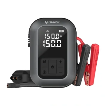 Cordless Car Air Compressor Etenwolf X5 Pro Max, 11.03 bar, 8000 mAh