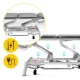 4FIZJO ERGO Electric Massage and Rehabilitation Table, Grey