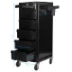 Gabbiano FT65-A Hairdressing Trolley, Black