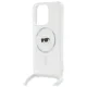 Karl Lagerfeld iPhone 16 Pro Case Crossbody IML Karl Head MagSafe, Clear