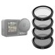 TELESIN Filter set CPL/ND8/ND16/ND32 for DJI Action 3