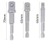 Screwdriver Socket Adapter Set 1/4\" 3/8\" 1/2\" (3 pcs.)