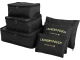Travel Suitcase Organizers, 6 pcs, Black