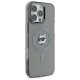 Чехол Karl Lagerfeld для iPhone 16 Pro Max IML Metal Choupette Head MagSafe, черный