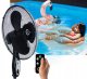 Carruzzo Floor Standing Fan with Remote Control - 40W, Black
