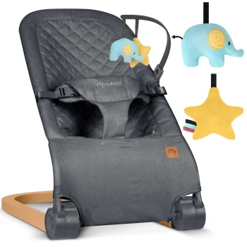 NK-52 Nukido Rocking Chair with Toys, Anthracite