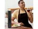 Electric Corkscrew Including Foil Cutter, Wine Pourer / Wine Opener Accessory Set, Black