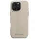 Karl Lagerfeld FW Stamped Karl MagSafe Case for iPhone 16 Pro Max, Beige
