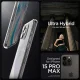 Spigen Crystal Hybrid Case for iPhone 15 Pro Max, Clear