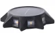 Solar garden light with ground stake and dusk sensor