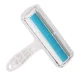 Pet Hair Removal Roller Brush for Clothes and Furniture, White/Blue