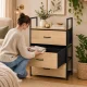 ModernHome Cabinet Organizer with 3 Fabric Drawers, Loft Style, 59 cm