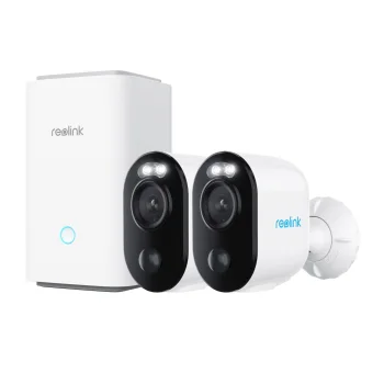Reolink Hub + 2x Argus Series B310 Outdoor Battery Cameras