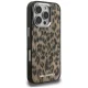 Karl Lagerfeld IML Leopard Pattern MagSafe Case for iPhone 16 Pro Max - Brown